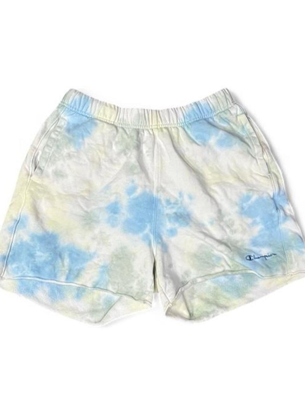 Champion Men’s Athletic Shorts in Cream White